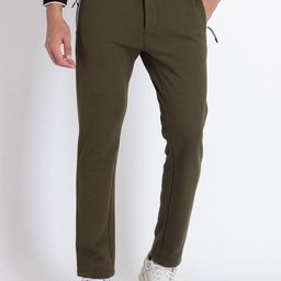 Status Quo Men Mid-Rise Printed Detail Track Pants-image-97