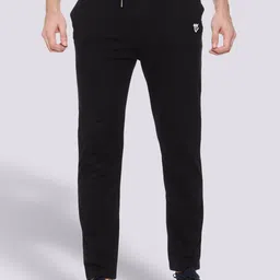 Mark Leute Men Black Striped Cotton Track Pants-image-50