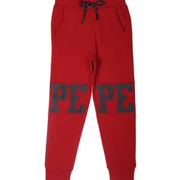 Pepe Jeans Boys Mid Rise Brand Logo Printed Joggers-image-89