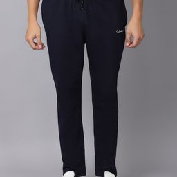 Rodamo Men Navy Blue Solid Slim Fit Track Pants-image-81