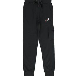 Alan Jones Boys Charcoal Black Solid Cotton Joggers-39