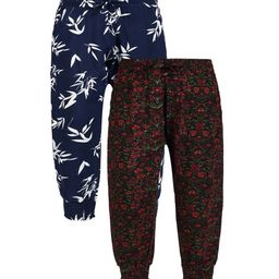 PLUM TREE Girls Pack Of 2 Printed Joggers-image-24