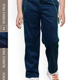 IndiWeaves Boys Pack Of 2 Mid-Rise Regular fit Track Pants-image-52
