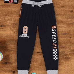 3PIN Boys Printed Anti-Odour Regular Fit Cotton Joggers-image-7