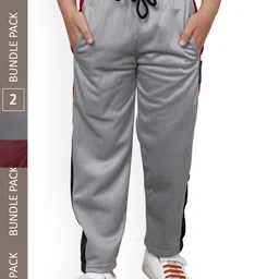 IndiWeaves Boys Pack Of 2 Mid-Rise Track Pants-image-40