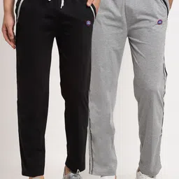 VIMAL JONNEY Men Pack Of 2 Solid Track Pants-image-59