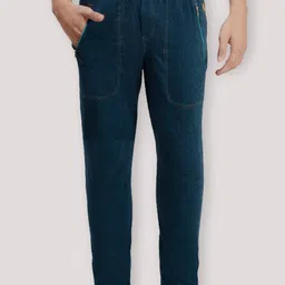 Zoiro Men Mid-Rise Relaxed Fit Dry Fit Technology Cotton Track Pants-image-52