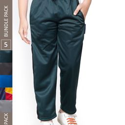 IndiWeaves Boys Pack Of 5 Side Panel Track Pants-image-95