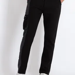 Status Quo Men Mid-Rise Side Panel Detail Track Pants-image-22
