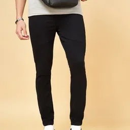 SF JEANS by Pantaloons Men Relaxed Fit Mid-Rise Joggers-image-22