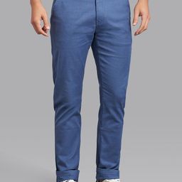 Beverly Hills Polo Club Men Blue Solid Regular Fit Chinos-image-86