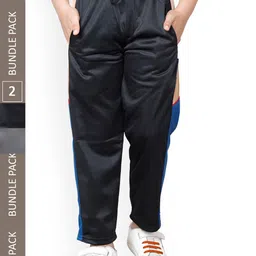 IndiWeaves Boys Pack Of 2 Mid-Rise Track Pants-image-60