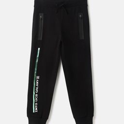 United Colors of Benetton Boys Printed Pure Cotton Mid-Rise Joggers-picture-24