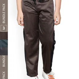 IndiWeaves Boys Pack Of 3 Mid-Rise Track Pants-image-50