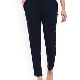 PROTEENS Women Mid-Rise Cotton Lounge Pants-image-35