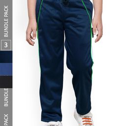 IndiWeaves Boys Side Panelled Mid-Rise Regular Fit Lower Track pants (Pack Of 3)-image-18