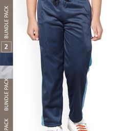 IndiWeaves Boys Pack Of 2 Colourblocked Track Pants-image-29