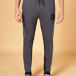 SF JEANS by Pantaloons Men Colourblocked Slim-Fit Joggers-image-49