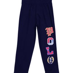 SWEET ANGEL Boys Navy Blue Printed Cotton Relaxed Fit Track Pants-image-64