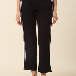 plusS Women Side Striped Cotton Track Pant-picture-18