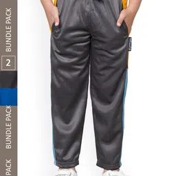 IndiWeaves Boys Pack Of 2 Mid-Rise Track Pants-image-65