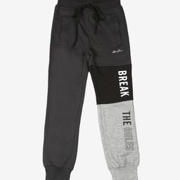 Alan Jones Boys Colorblocked Regular Fit Joggers-image-7