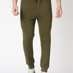 Basics Men Mid-Rise Slim-Fit Cotton Joggers-image-17