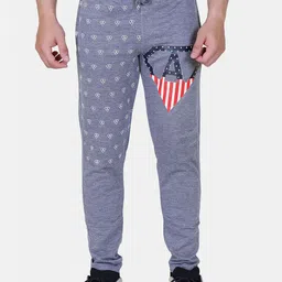 BAESD Men Conversational Printed Mid-Rise Track Pant-image-16