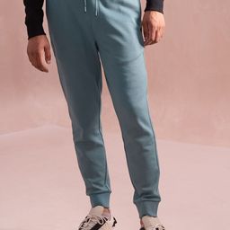 DAMENSCH Men Statement Knit Pique Texture Joggers-image-58