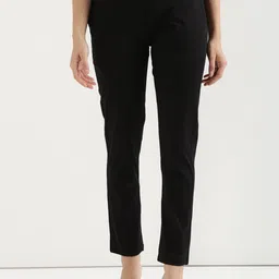 SHOOLIN Women Mid-Rise Regular Fit Trousers-picture-16