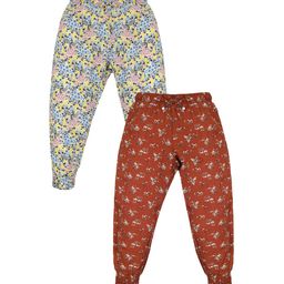PLUM TREE Girls Pack Of 2 Printed Joggers-image-38