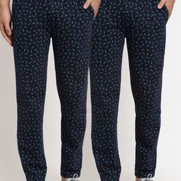 VIMAL JONNEY Men Pack Of 2 Printed Track Pants-image-82