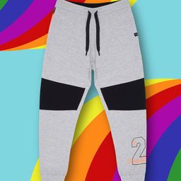 3PIN Boys Mid-Rise Colourblock Anti Odour Cotton Joggers-image-92
