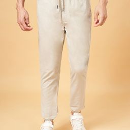 Urban Ranger by pantaloons Men Mid Rise Cotton Joggers-picture-0