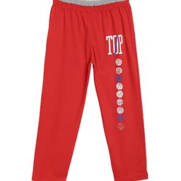 SWEET ANGEL Boys Red  Solid Pure Cotton Relaxed-Fit Track Pants-image-62
