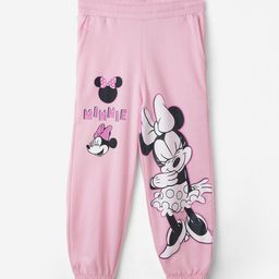 The Souled Store Infant Girls Printed Minnie Mouse Pure Cotton Jogger-image-3