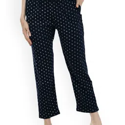 IndiWeaves Women Printed Pure Cotton Lounge Pants-picture-32