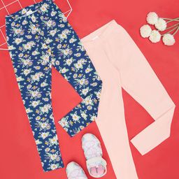 YU by Pantaloons Girls Pack Of 2 Ankle Length Leggings-image-55