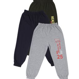 Billion Boys Pack Of 3 Typography Printed Cotton Joggers-image-89