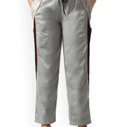 IndiWeaves Girls Mid-Rise Side Panel Detailed Track Pants-image-74