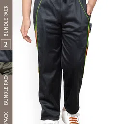IndiWeaves Boys Pack Of 2 Mid-Rise Track Pants-image-36