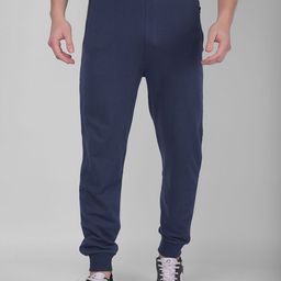 Zeal Men Pure Cotton Mid Rise Joggers-39
