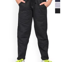 BAESD Girls Pack Of 4 Regular Fit Mid Rise Track Pants-image-6
