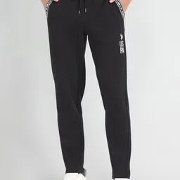 U.S. Polo Assn. Denim Co. Men Brand Tape Mid Rise Straight Fit Track Pants-image-88