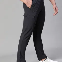 ATHLISIS Men Slim-Fit Cargo Track Pants-image-25