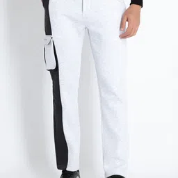 Status Quo Men Colorblocked Cotton Track Pants-image-17