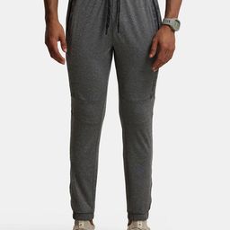 Jockey Men Grey Solid Slim Fit Track Pants-31