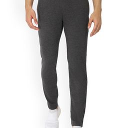 DYCA Men Charcoal Solid Cotton Track Pants-image-43