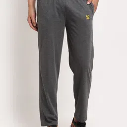 VIMAL JONNEY Men Grey Solid Track Pants-image-56