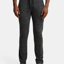 Jockey Men Charcoal Grey Slim Fit Solid Track Pants-image-90